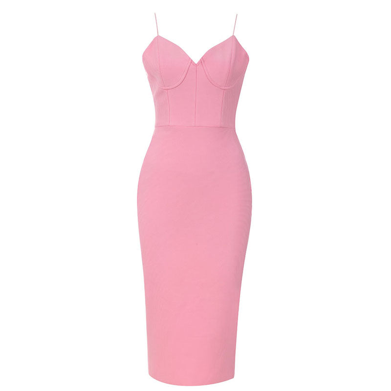 PINK EMBRACE BODYCON DRESS