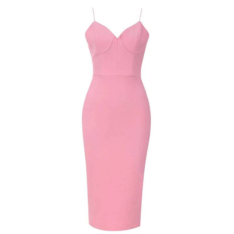 PINK EMBRACE BODYCON DRESS