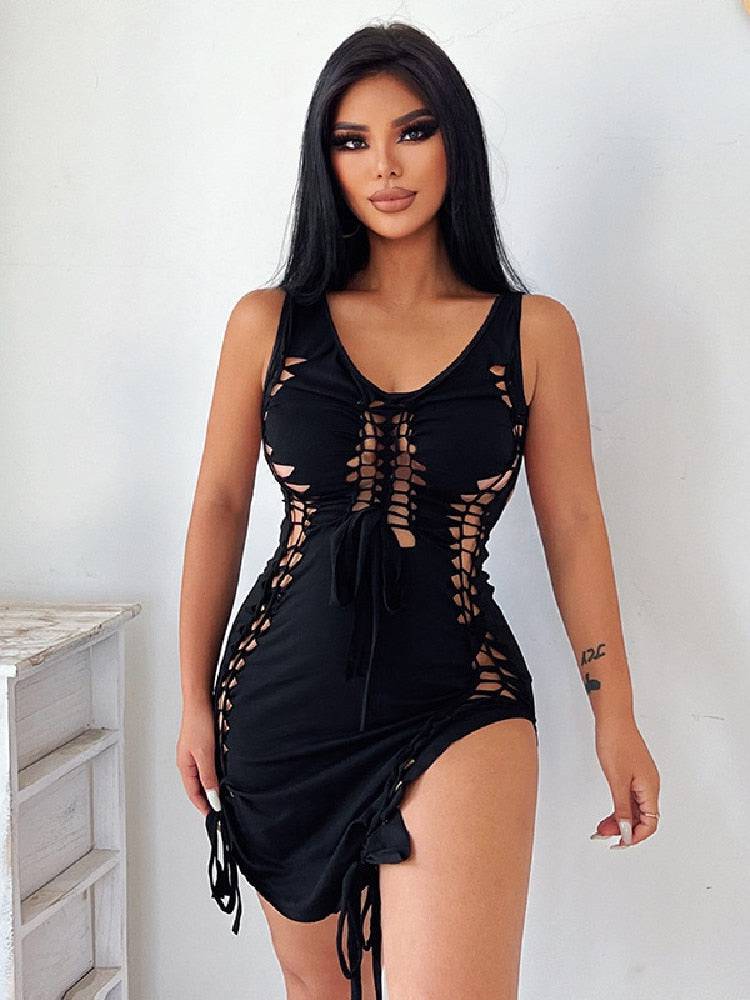 SEXY CUT OUT MINI DRESSES