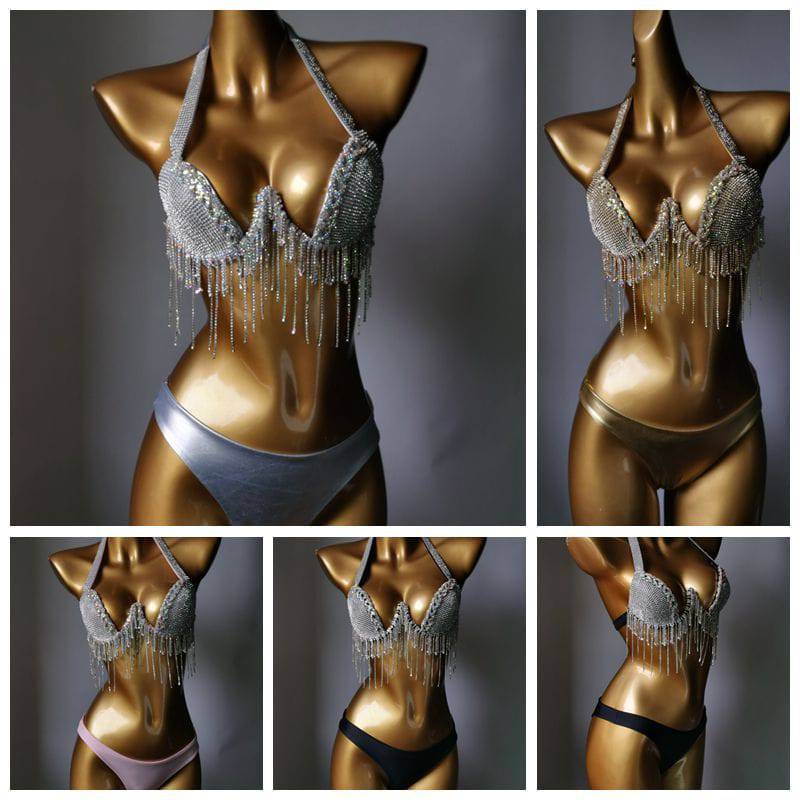 Sexy Rhinestone Bikini