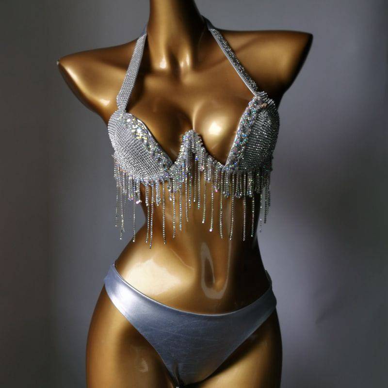 Sexy Rhinestone Bikini