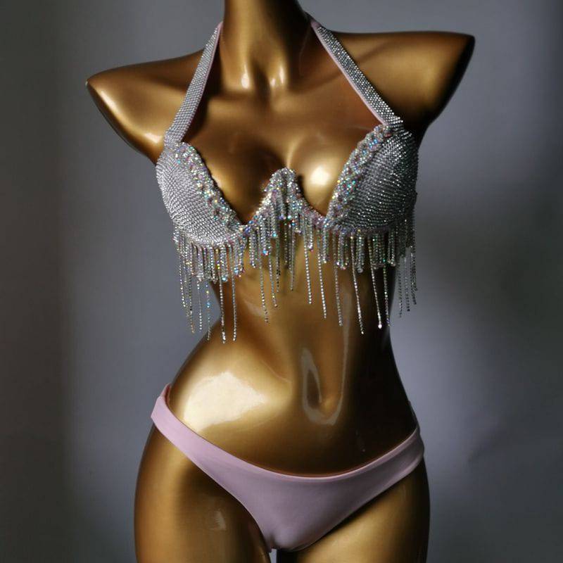 Sexy Rhinestone Bikini