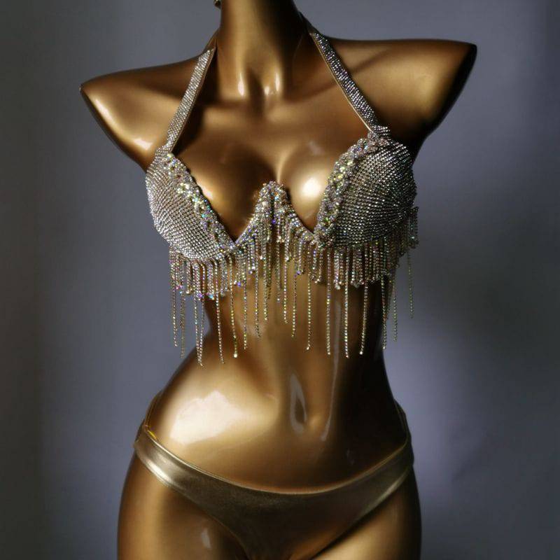 Sexy Rhinestone Bikini