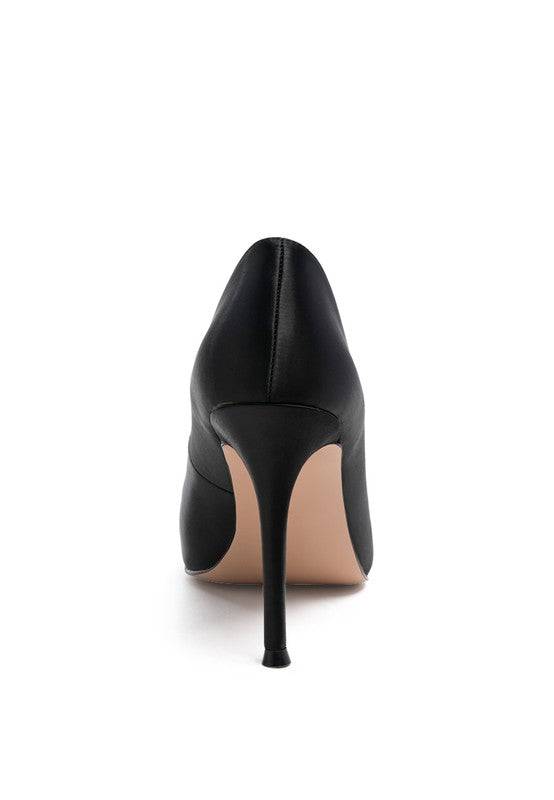 PRISCELLA STILETTO CRYSTAL PUMPS
