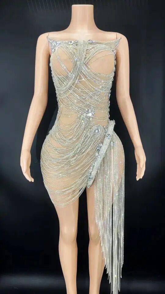 SHINING DIAMONDS PARTY DRESS