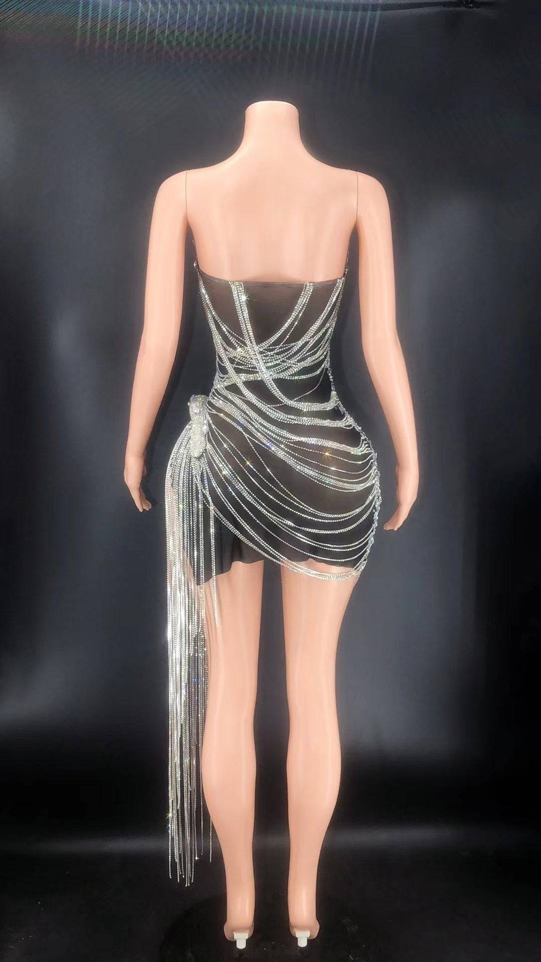 SHINING DIAMONDS PARTY DRESS