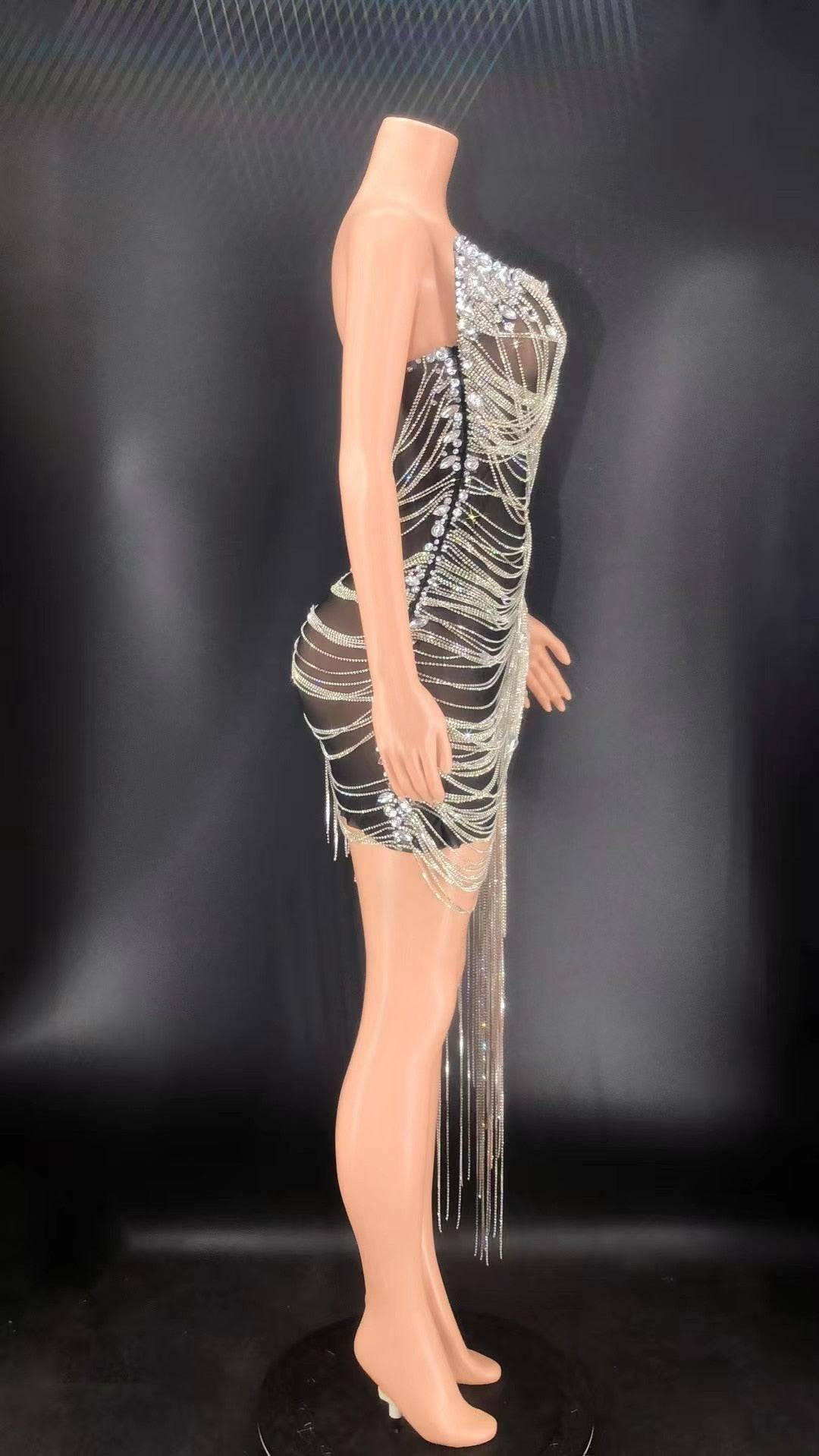 SHINING DIAMONDS PARTY DRESS