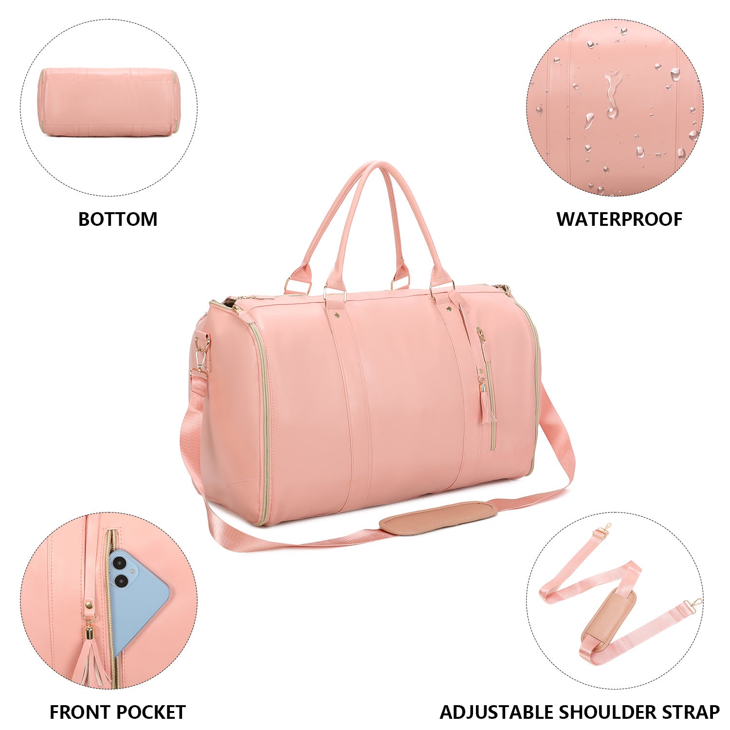 Stylish Mega Travel Bag – Spacious, Waterproof Duffel Bag for Weekend Trips, Gym, and Business Travel