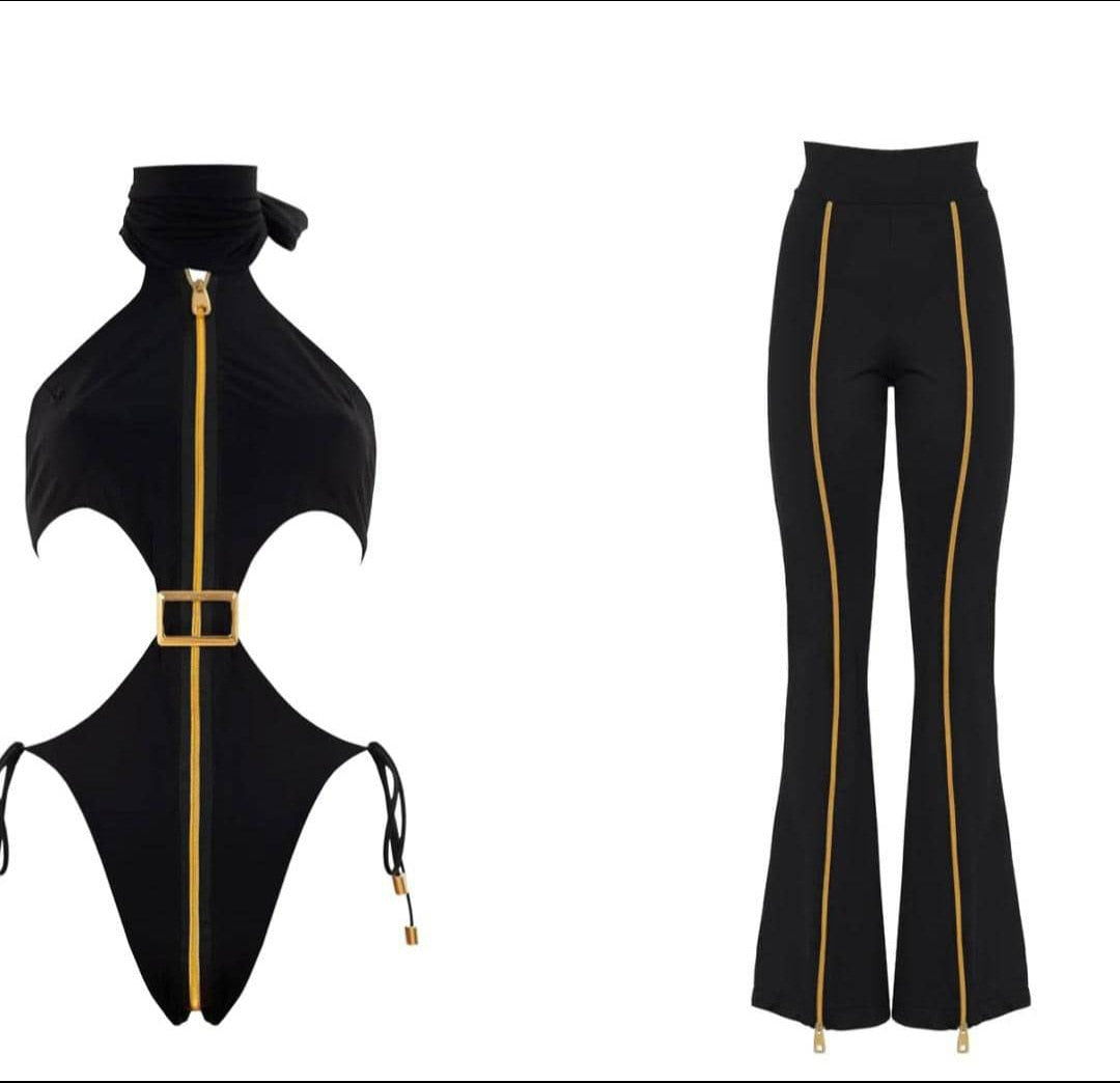 Vienna 2 Piece Bodysuit Set