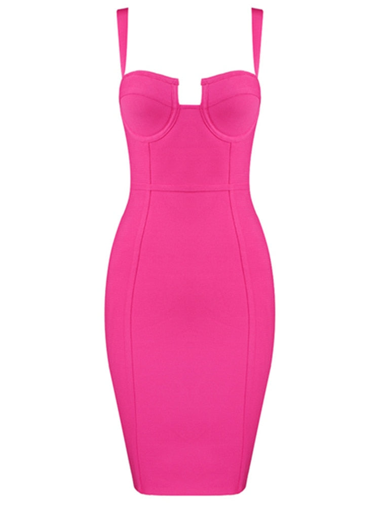 LAMBORGHINI DE ORO BANDAGE DRESS