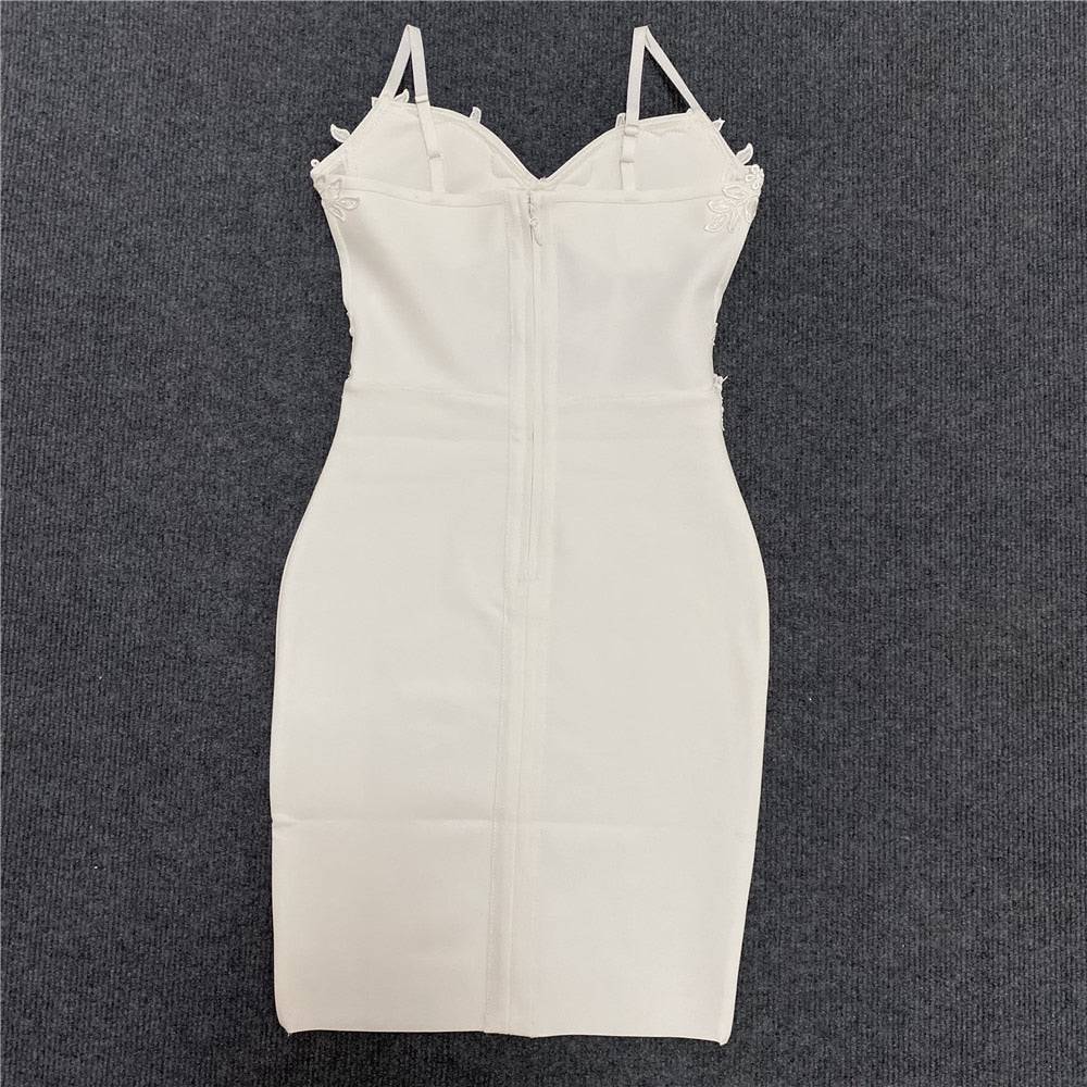 SPAGHETTI STRAP BANDAGES DRESS