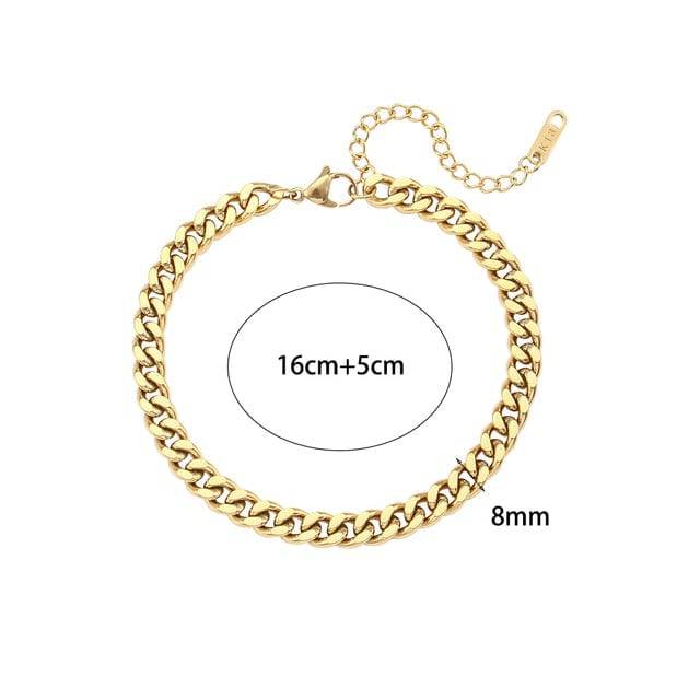 MIAMI CUBAN CHAIN ANKLETS