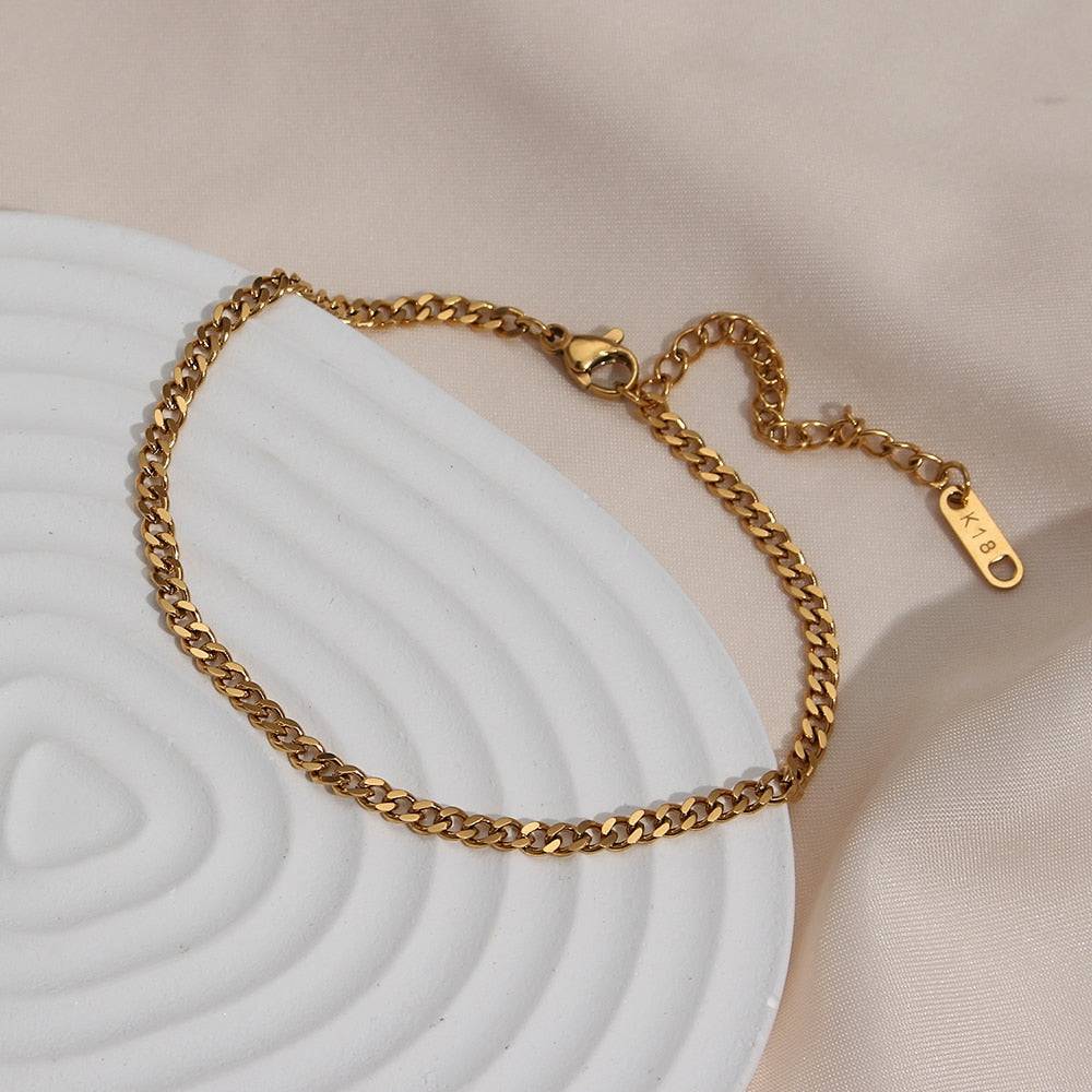 MIAMI CUBAN CHAIN ANKLETS