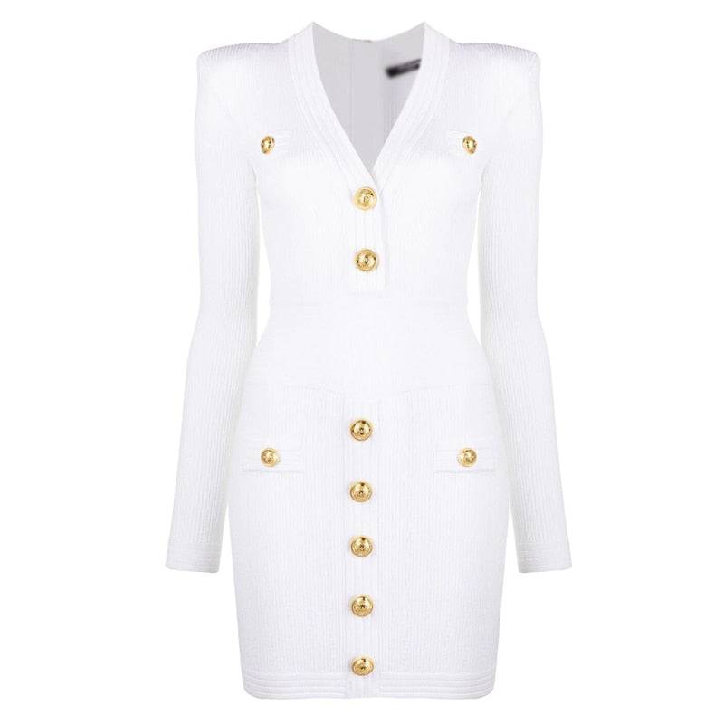 WESTERN CHARM -TASSELS KNIT WESTERN DRESS