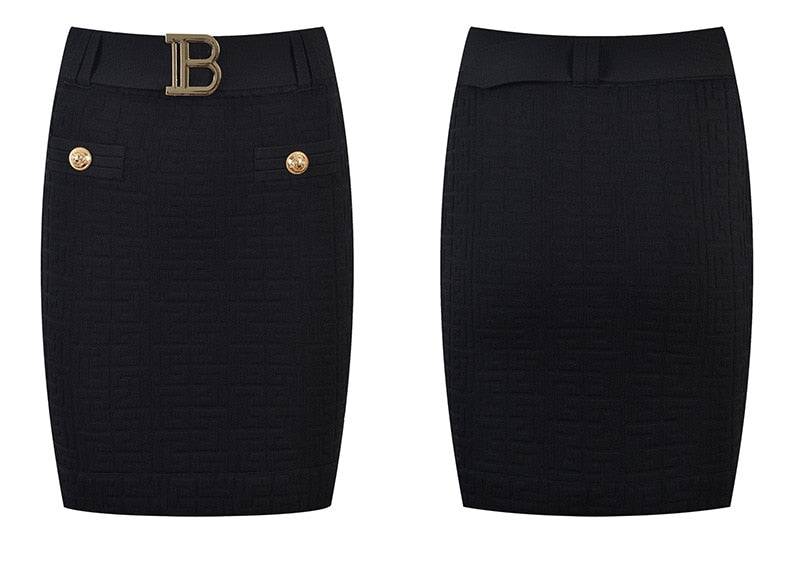 KYLE KNITTED SKIRT SET