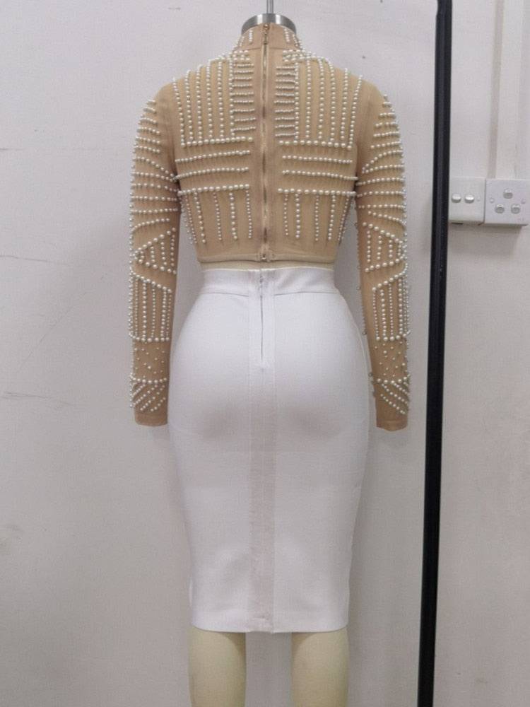 STOCKHOLM TOP WITH SHEER AND SPARKLE